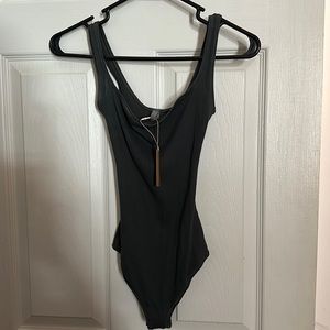 Skims bodysuit, deep sea color